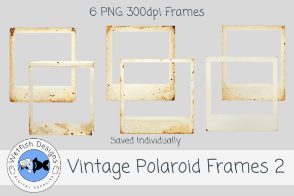 Download Vintage PNG Polaroid Frames 2 - Premium Resources